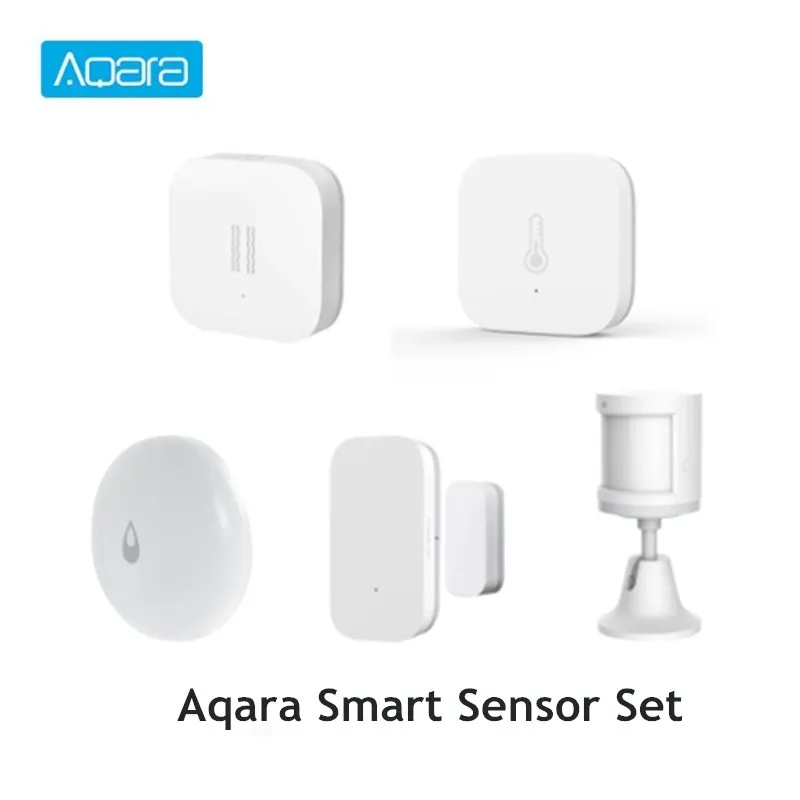 Aqara набор беспроводных датчиков для умного дома(датчик движения воды, датчик двери, окна, датчик температуры и влажности, датчик вибрации