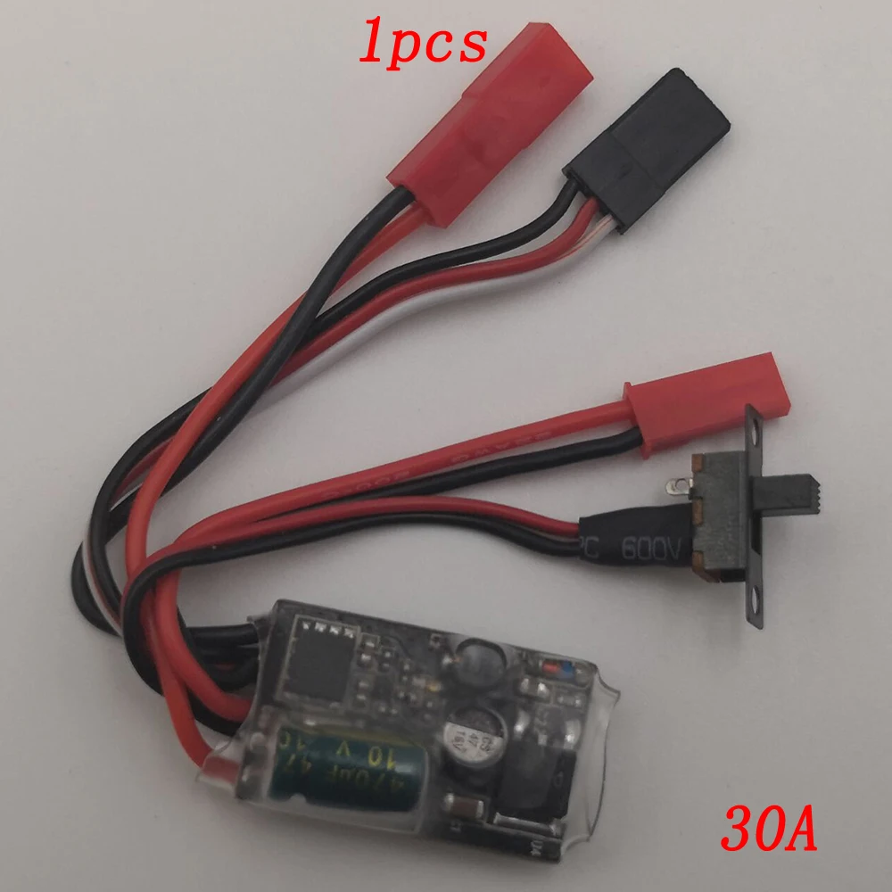 1 шт. WPL RC автомобили модернизированные 30A матовый ESC w/тормоз BEC 5 V 1A для 1/18 1/24 модели