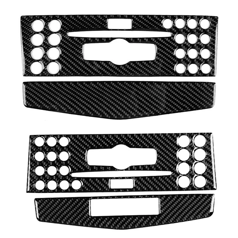 

For Mercedes-Benz-C-Class W204 Carbon Fiber Central Control Navigation Panel Cd Panel Decorative Cover