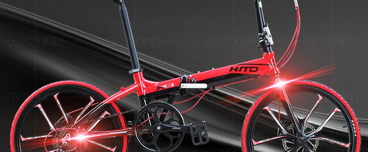 Sale New Brand aluminum alloy 20/22 inch frame 6 speed folding bike outdoor BMX Disc brake bicicletas lady children bicycle 2