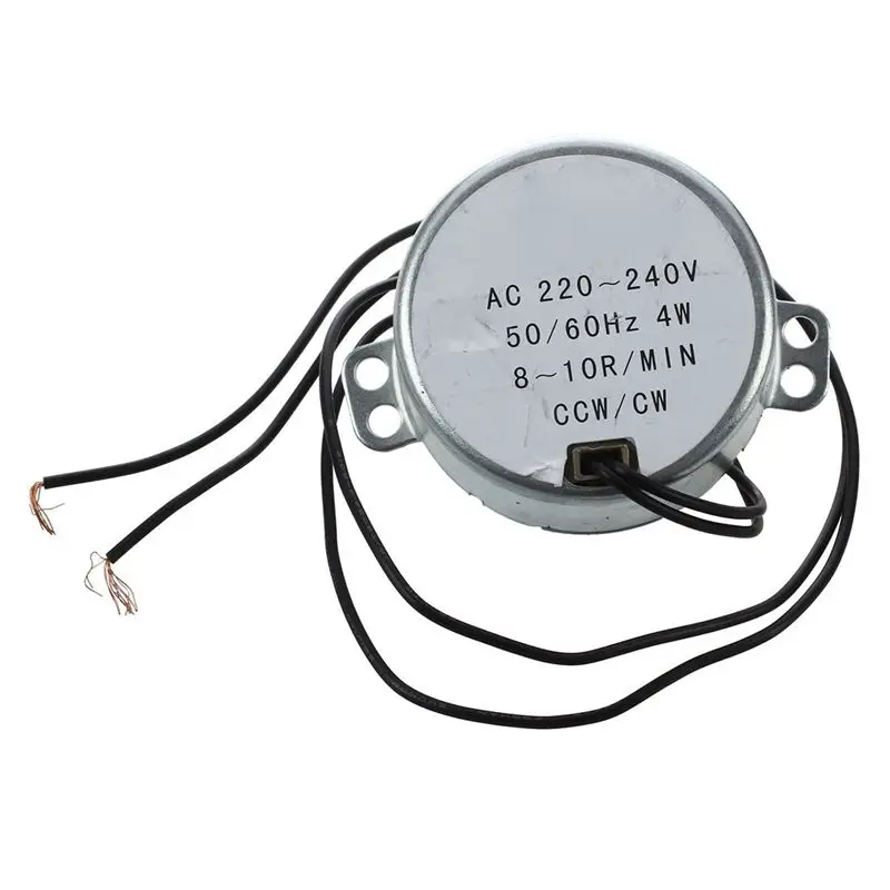

CCW/CW Direction 50/60Hz Frequency 8-10RPM Synchronous Motor AC 220-240V 4W