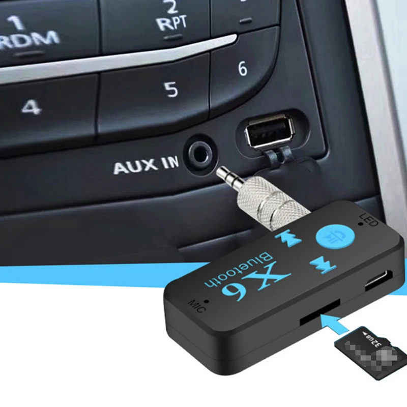 3 в 1 X6 USB беспроводной Bluetooth музыкальный аудио приемник для Mercedes W204 W210 AMG Benz Bmw E36 E90