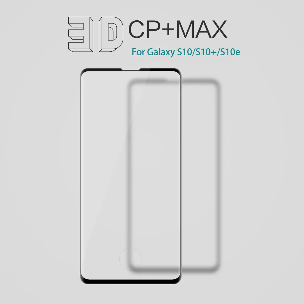 Закаленное стекло Nillkin 3D CP Max для Samsung Galaxy S10 S10e + S9 S8 Plus защита экрана от взрывов