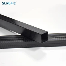 

1 Pcs High-Strength 3K Carbon Fiber Square Tube With A Length Of 800mm And A Diameter Of 15MM