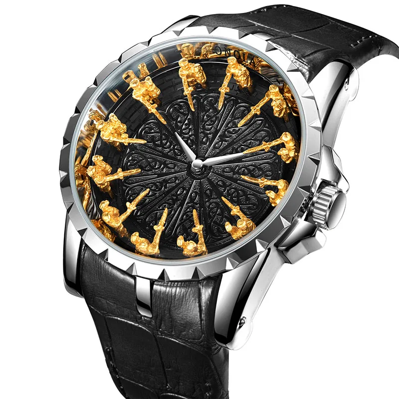 Orologio Uomo Mens Quartz Watch Pagani Design Luxury Watches Unique  Creative Round Table Knight Watch Relojes Para Hombre Clocks|Quartz  Watches| - AliExpress