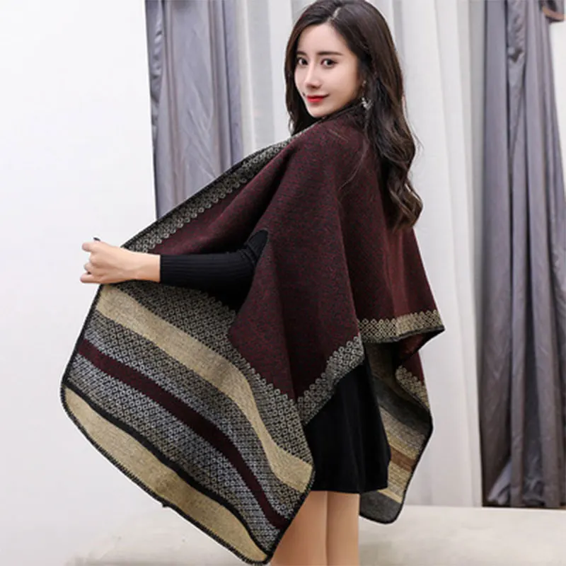 Skup 2019 zimowe damskie chusty kobiety szalik Pashmina Cashmere poncho i peleryny chusta szal hidżab chustka Cachecol Foulard Femme