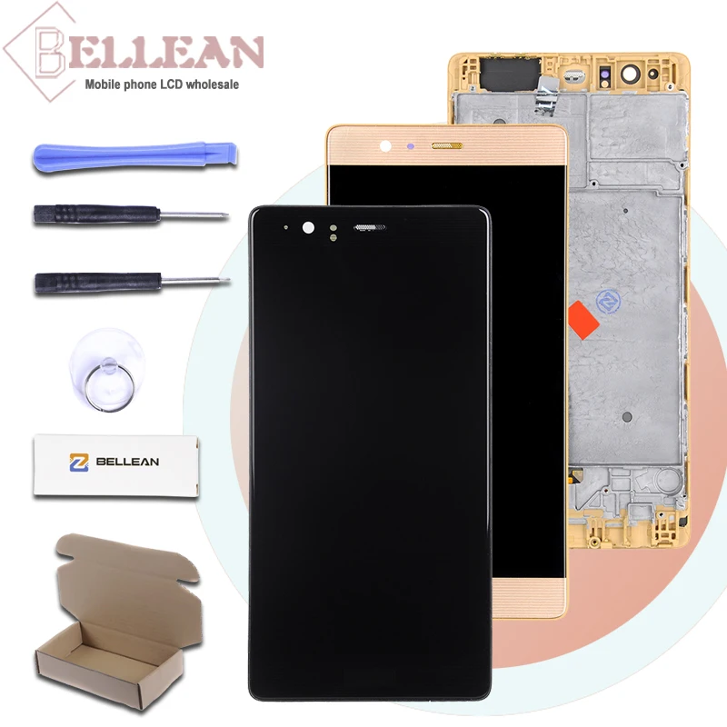 Акция Catteny для Huawei P9 Plus ЖК дисплей с сенсорным экраном дигитайзер в сборе рамкой 5