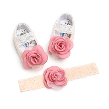Обувь с цветочным рисунком для новорожденных девочек; кружевная обувь принцессы с цветочным рисунком; обувь для новорожденных; подарок на день рождения