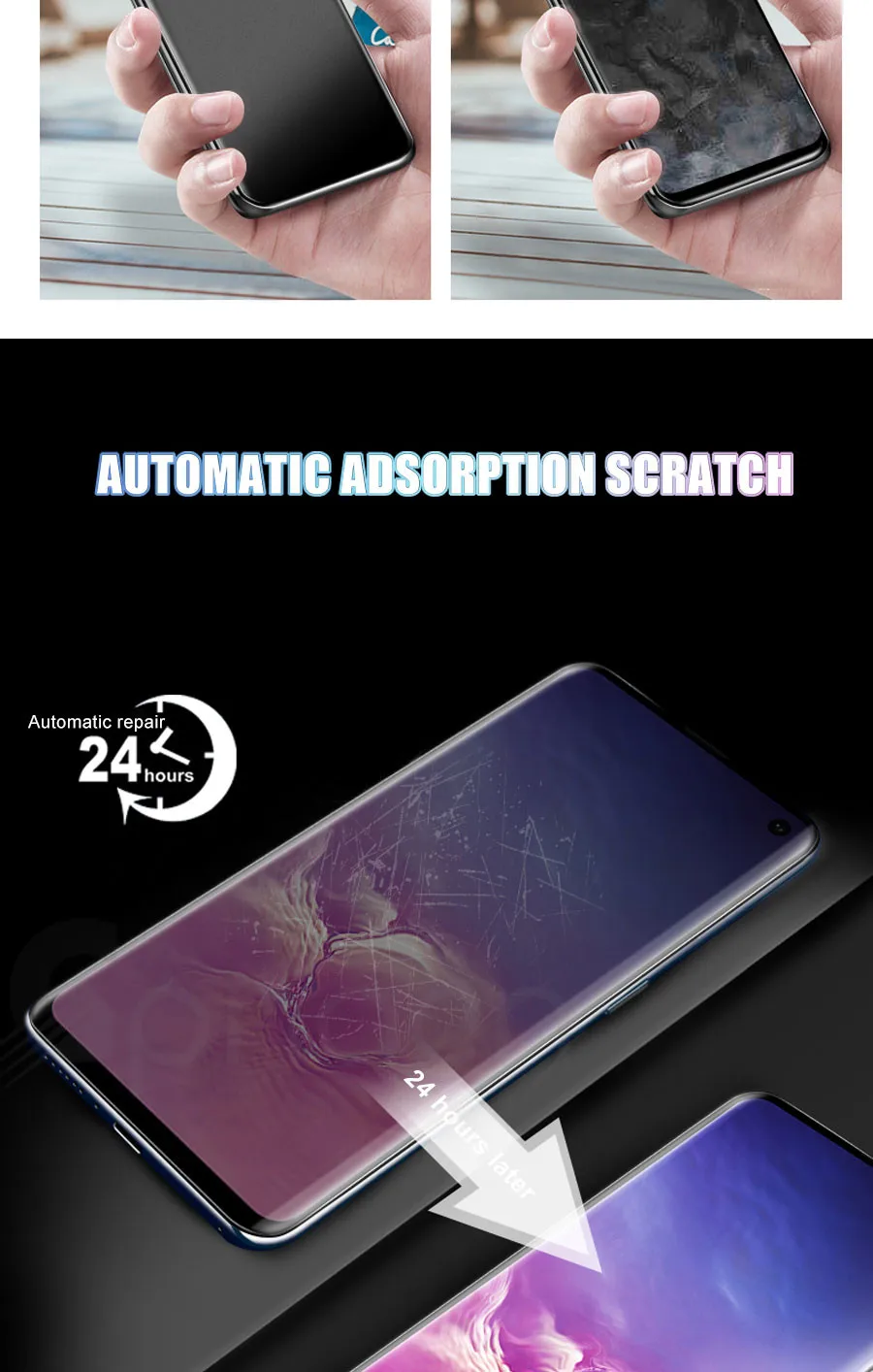 50D полностью изогнутая Гидрогелевая пленка для samsung Galaxy S10 S9 S8 Plus S10e Защитная пленка для samsung Note 10 Pro 9 8 пленка не стеклянный чехол
