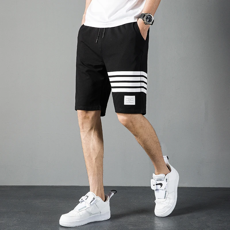 

2020 Summer New Men Joggers Shorts Gyms Fitness Shorts Breathable Letter Print Shorts Mens Beach Shorts Elastic Waist Shorts