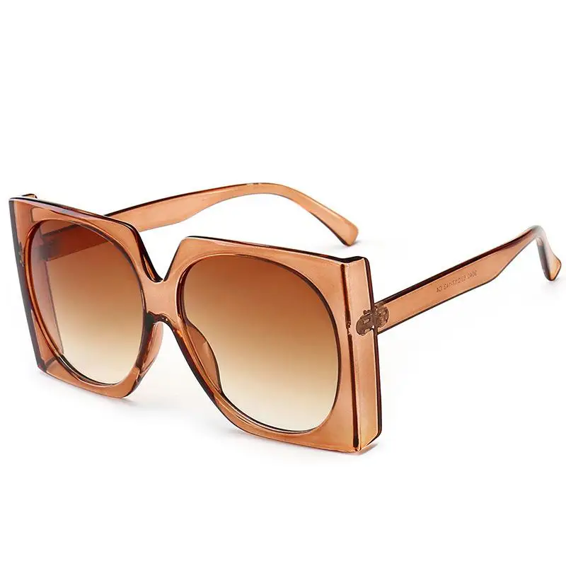 

TEENYOUN Fashion Women Oversized Square Sunglasses Vintage Brand Designer Plastic Frame Colorful Sun Glasses UV400