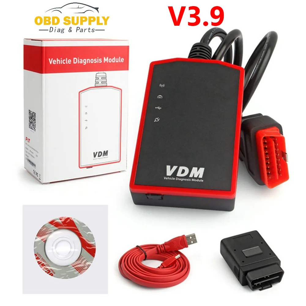 Very Recommended Original Wifi UCANDAS VDM V3.9 Car Diagnostic Scanner
OBD2 auto Full Systems ECU DTC Theft alarm Reset Key programming The
Cheapest Online