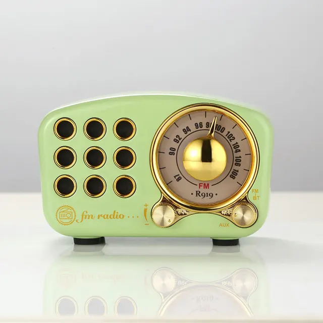 R919 Classical Retro Radio Receiver Portable Mini Wood Fm Sd Mp3 Radio Stereo Bluetooth Radio Speaker Aux Usb Rechargeable Radio Radio Aliexpress