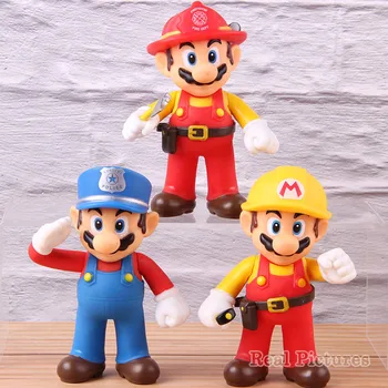 

Mario Game PVC Collection Model Toy Super Size Mario Bros Yellow Blue Red Action Figure