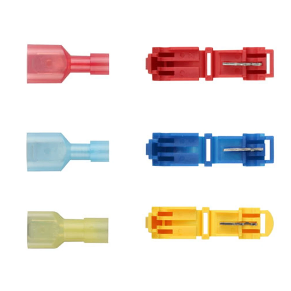 60x прочный 22-10 AWG t-краны Быстрый сращивания провода терминальные Разъемы аксессуары