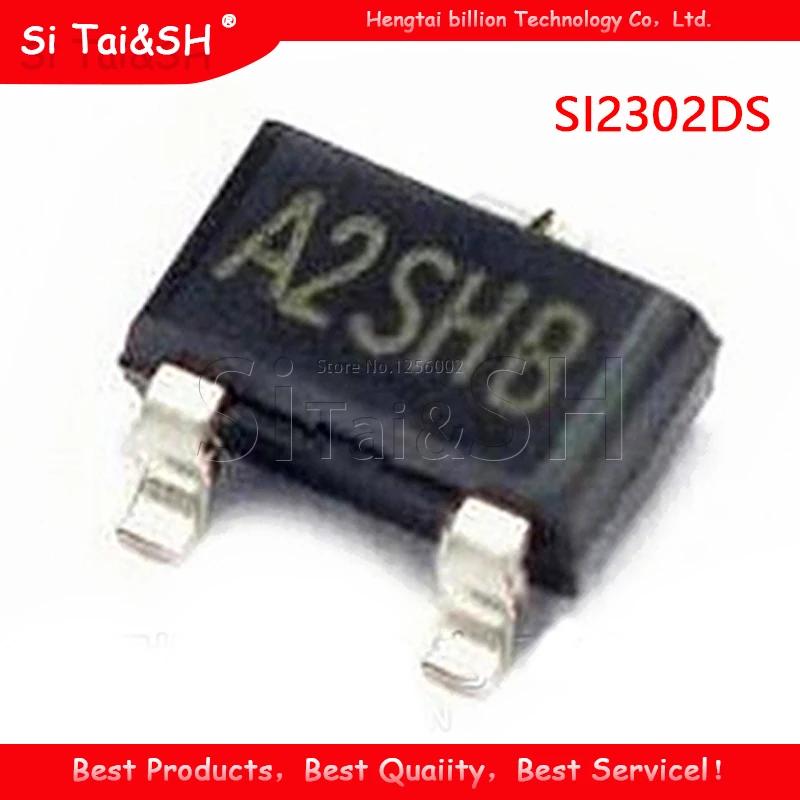 9PCS SI2302CDS-T1-E3 MOSFET N-CH 20V SOT-23 2302 SI2302 