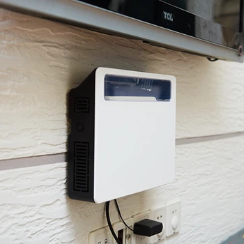 

Wireless Wifi Router Storage Box Plastic Shelf Wall Hangings Bracket Cable Storage 2 Colour Home Decor