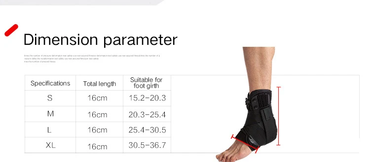 Спортивный протектор лодыжки sprain фитнес Защитный дышащий Регулируемый Ортез guard gear унисекс