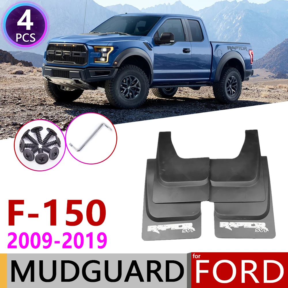 

Car Mudflap for Ford Raptor F150 F-150 F 150 2009~2019 Fender Mud Guard Flap Splash Flaps Mudguards Accessories 2010 2015 2017