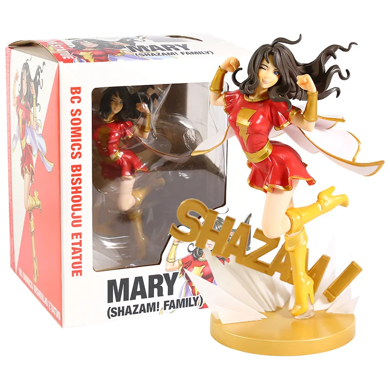 Фигурка Bishoujo Shazam Mary Batson игрушечная кукла фигурки Коллекционная модель подарок
