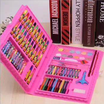 

Crayon Watercolor Pen Children Painting Stationery Set Art Supplies For Drawing Marker Art Calligraphy Watercolor Brush Pens