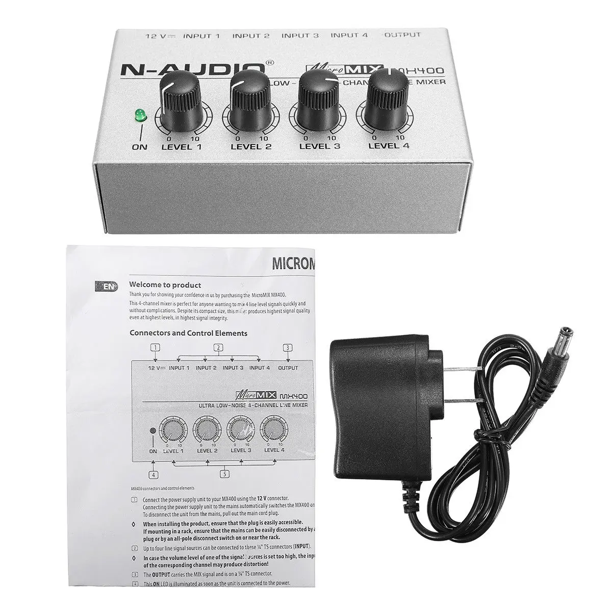

MX400 4 CH Ultra-Compact Mixer-New-Perfect Circuit