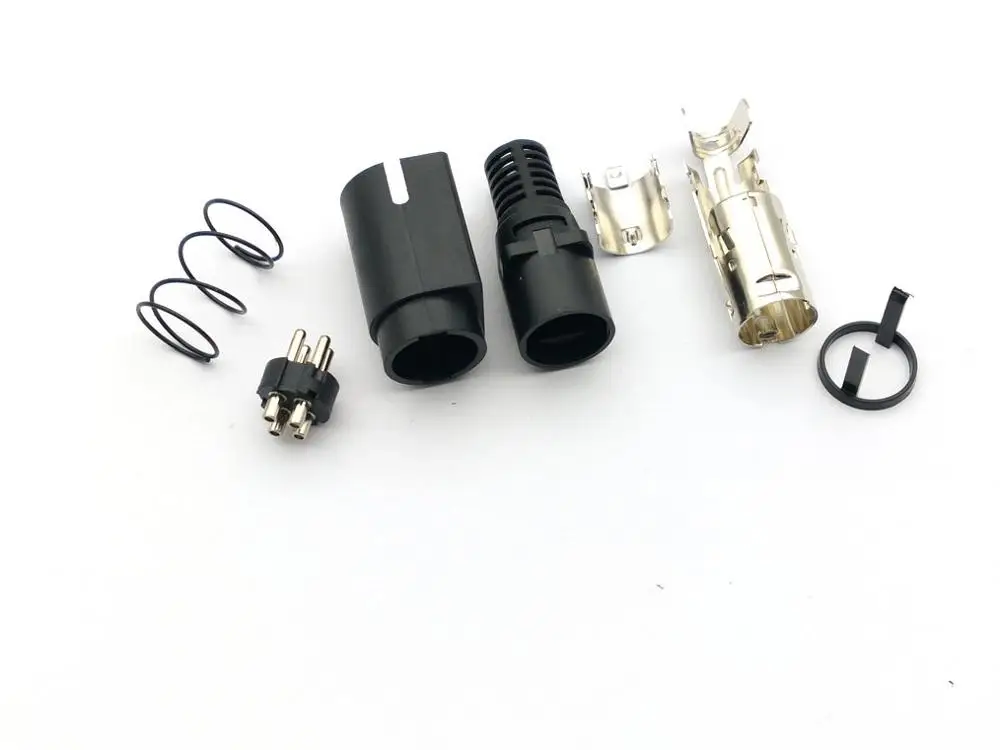 100PCS new 4Pin  DIN Plug for TFT LCD Flatscreen TV supply connector