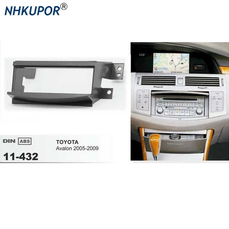 11 432 Автомобильная радиоустановка Fascia Для TOYOTA Avalon 2005 2009 стерео Dash CD Trim Single 1 Din 182*53