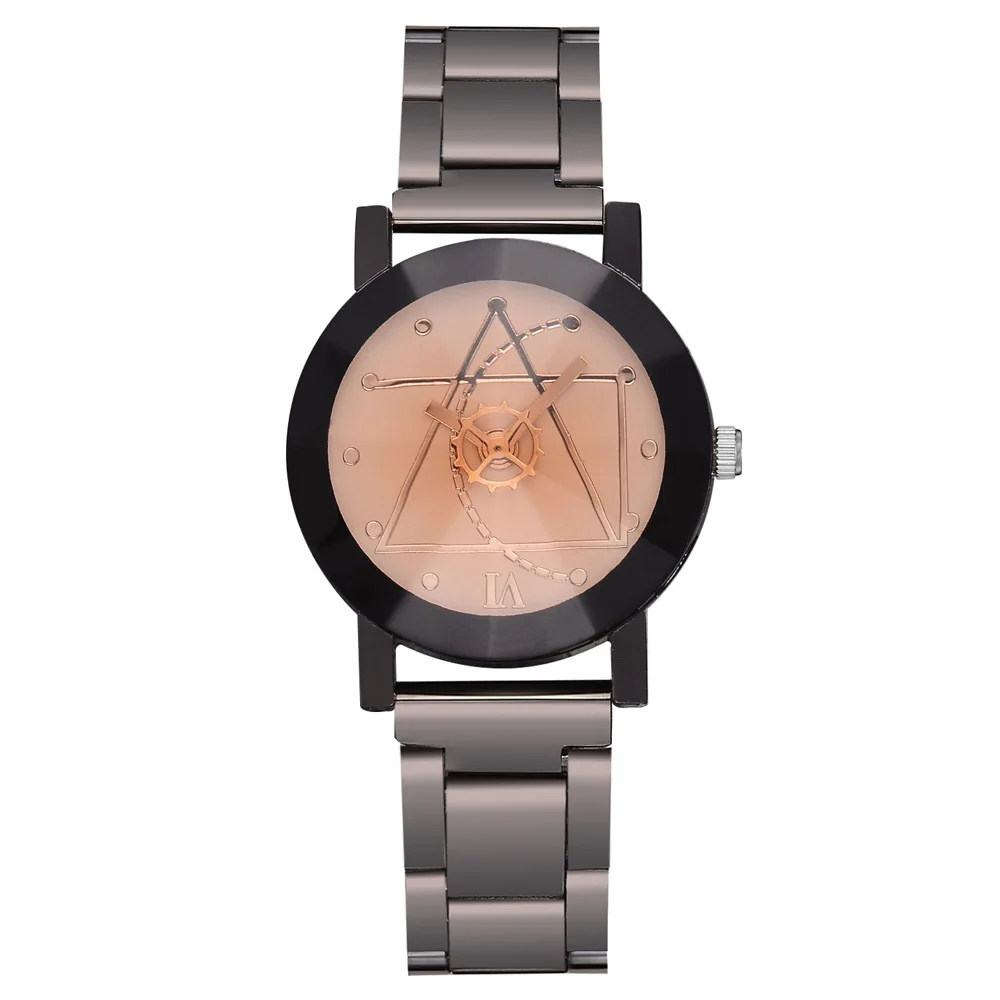 Man Woman Fashion Creative Watches Ladies Casual Quartz Stainless Steel Reloj Top Brand Luxury Male Female Gift Relogio Feminino