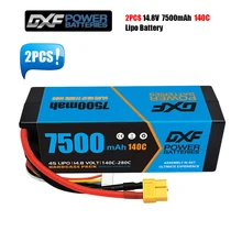 

DXF RC Lipo Battery 4S 3S 2S 14.8V 11.1V 7.4V 7500mah 6750mah 6500mah 5200mah 8000mah 2600mah for RC Car Drone Airplan Parts