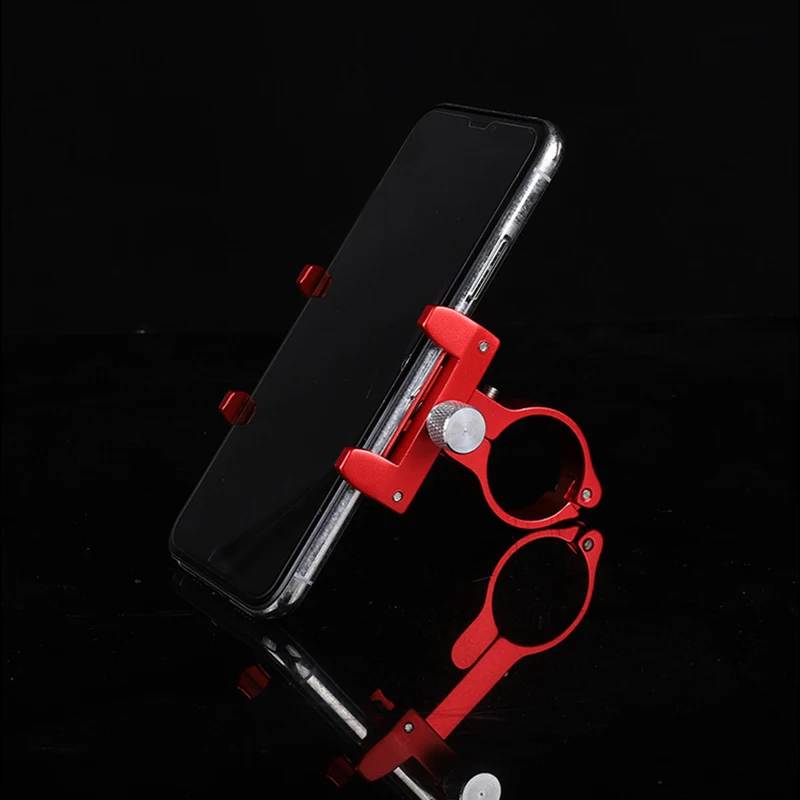 YPAY Mountain Bicycle Phone Holder Bike Handlebar Clip Stand For iPhone Samsung S9 Adjustable Mobile Phone GPS Mount Bracket