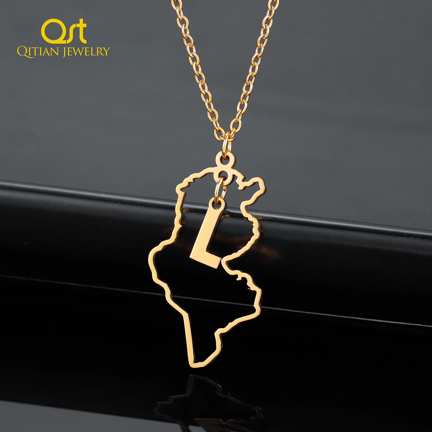 USA Louisiana State Map Hollow Heart Necklace Rose Gold Silver Color  Stainless Steel Necklaces Chokers Hip Hop Jewelry - AliExpress