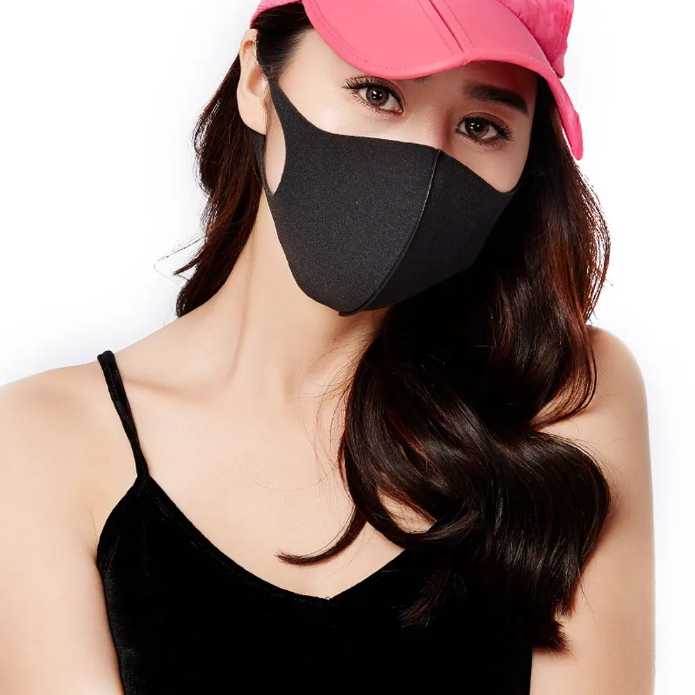 

Adult Washable FPP3/N95 KF94 Face Mask Anti Dust Mouth Mask PM2.5 Outdoor Environment Mouth Mask Facial Anti-bacteria Black Mask