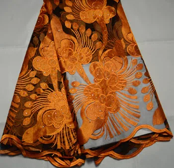 

High Quality Nigerian Lace Fabrics 2020 With Stones African French Net Lace Fabric Embroidered Tulle Mesh Lace Fabric NLL2818