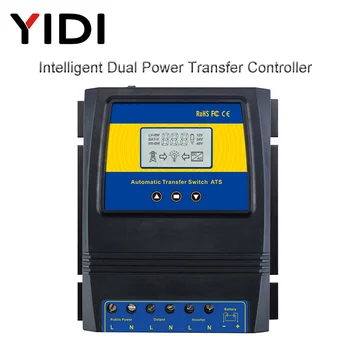 

ATS Automatic Dual Power Transfer Switch Solar Charge Controller for Solar Wind System DC 12V 24V 48V AC 110V 220V on/off Grid