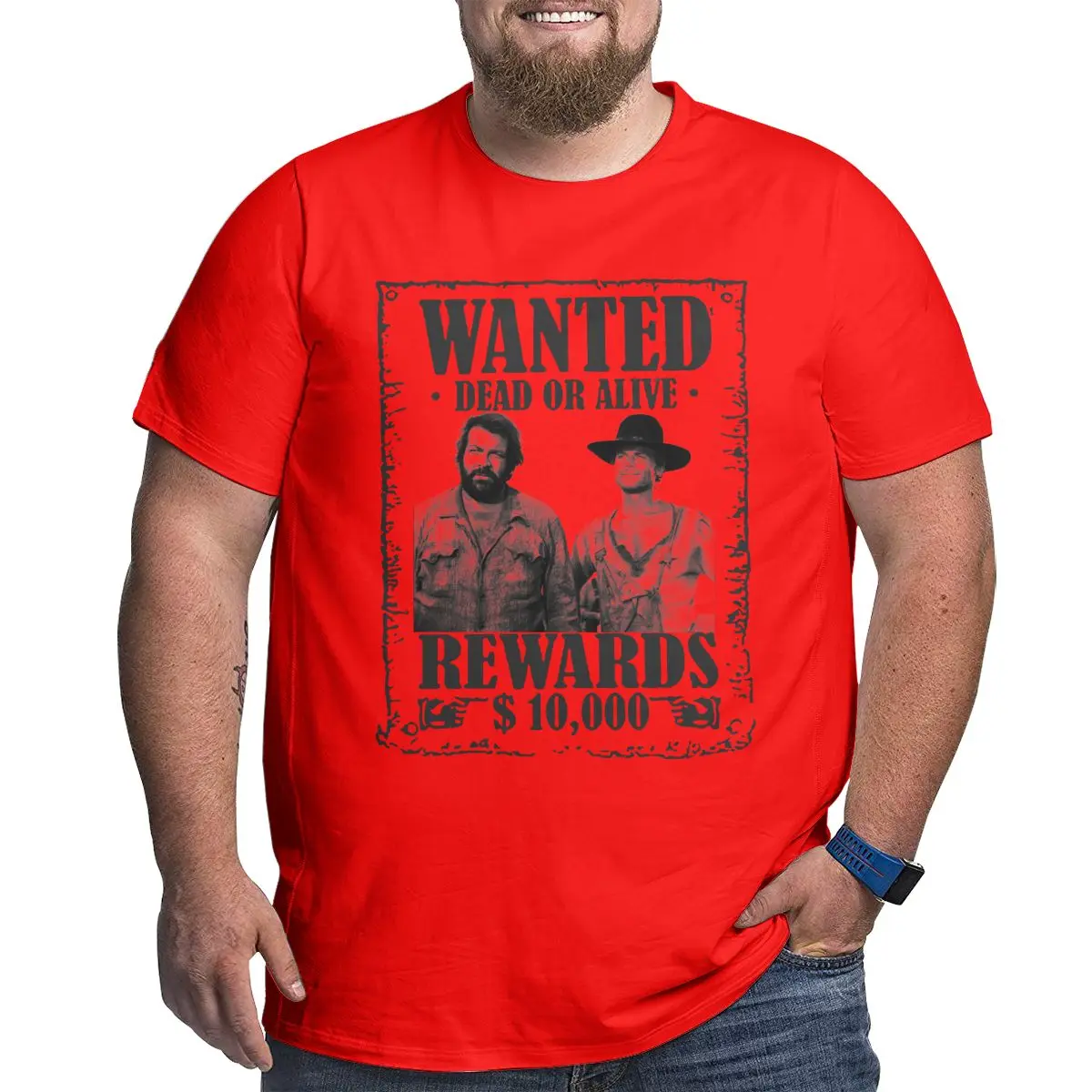 Bud Spencer Terence Hill, 5xl Men's T-shirts, Mens Big Tall