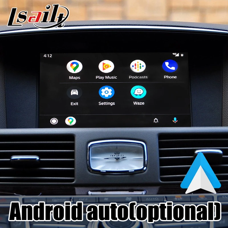 Мультимедийный интерфейс Lsailt carplay / Android для Infiniti M37 M56 2011 2017G G37 Q70 QX80 Waze google youtube|GPS