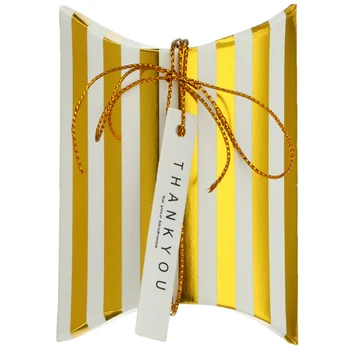 

10pcs/set Pillow Shape Jewelry Packaging Display Gift Box Wedding Party Candy Cookies Boxes 9.2x6.5x2.5cm