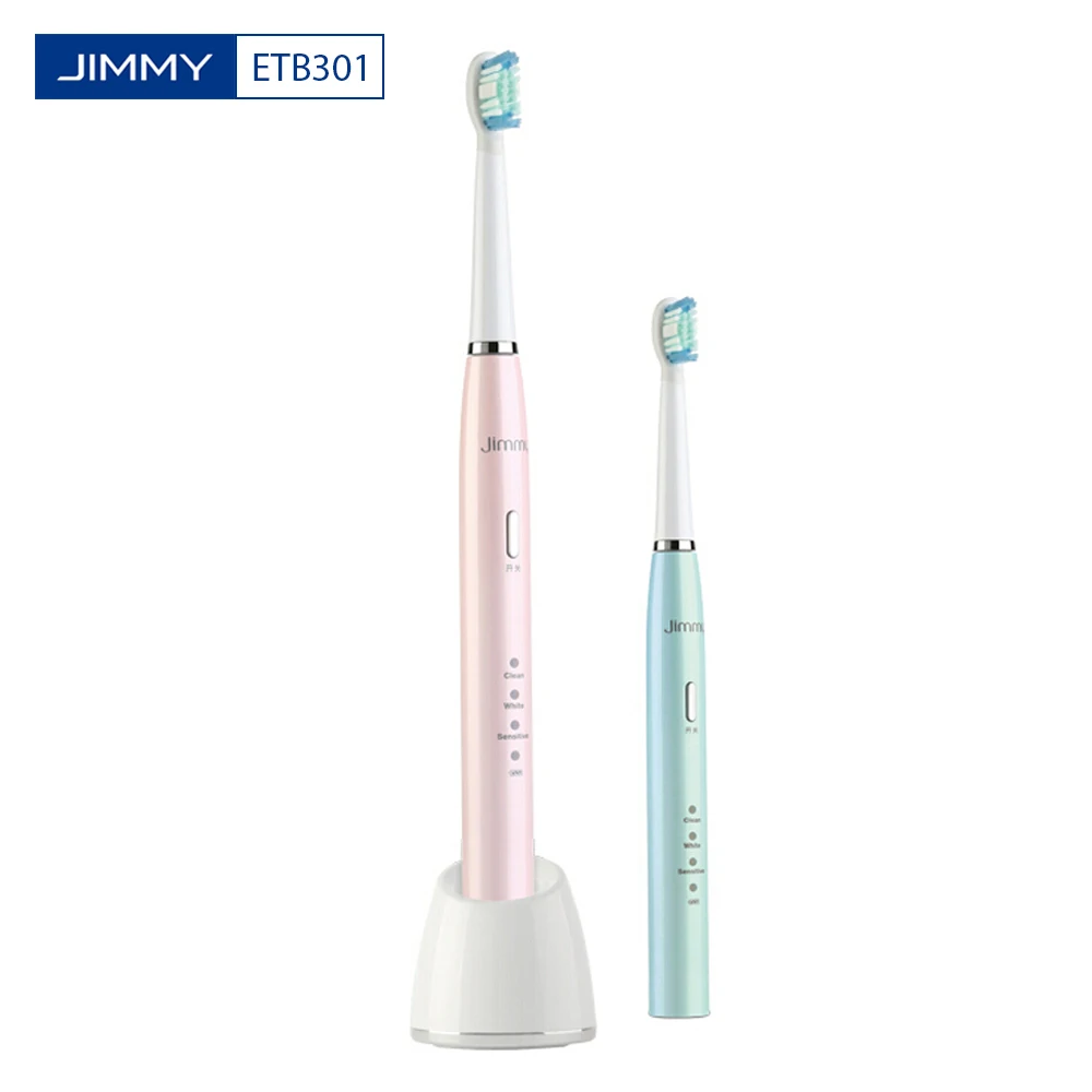 

JIMMY ETB301 Sonic Electric Toothbrush IPX7 Water Resistant Deep Clean Intelligent Sonic Vibrate Soft Bristle Toothbrush