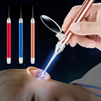 

Portable Ear Cleaning Magnifier For Flashlight Earpick Ear Cleaner Earwax Removal Tools Ear Care Accessory Ear Cleaning Tool Hot