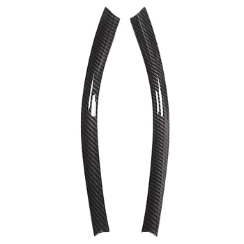 

2Pcs Black Chrome Center Console Decoration Strips Trim for Mercedes Benz A/Gla/Cla Class 200 220 260 W176 A180