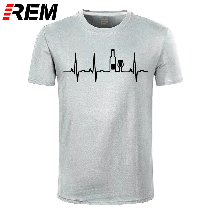 wein heartbeat 2 t shirt men Customized cotton S-XXXL Vintage Crazy Building summer Letter tshirt