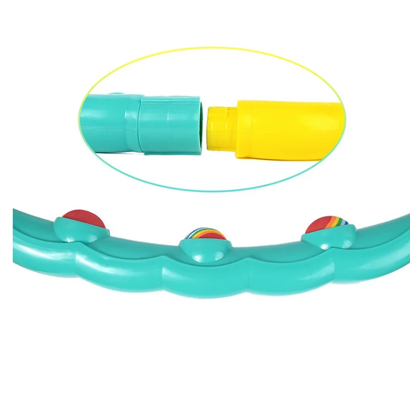 Women Sports Hoop Dismountable Gymnastics Hoop For Fitness Lady Waist Exercise Abdominal Massage ring Indoor Fitness Equipments