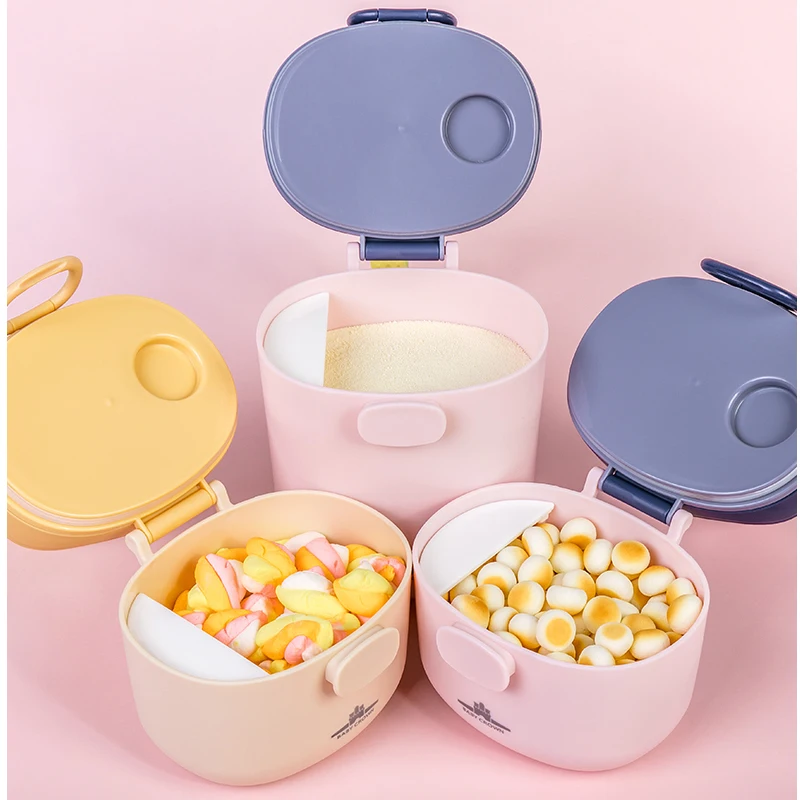 

Baby Food Box Portable Large-capacity Milk Powder Box BPA Free Formula Dispenser Food Storage Container Snack Cups Baby Stuff