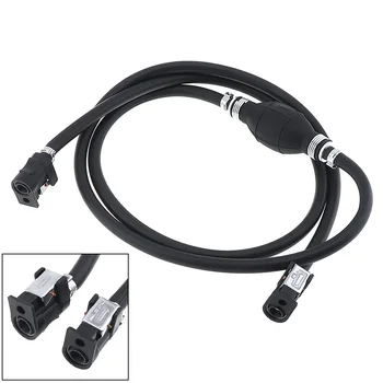

8mm Fuel Gas Hose Line Assembly with Rubber Primer Bulb and Connector Car Accessories Low Fuel Pump for Car Boat Yacht Tractor