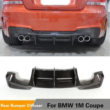 

Carbon Fiber Rear Bumper Exhaust Diffuser Lip Spoiler for BMW 1 Series E82 M Base Coupe 2-Door 1M Bumper Only 2011 - 2017