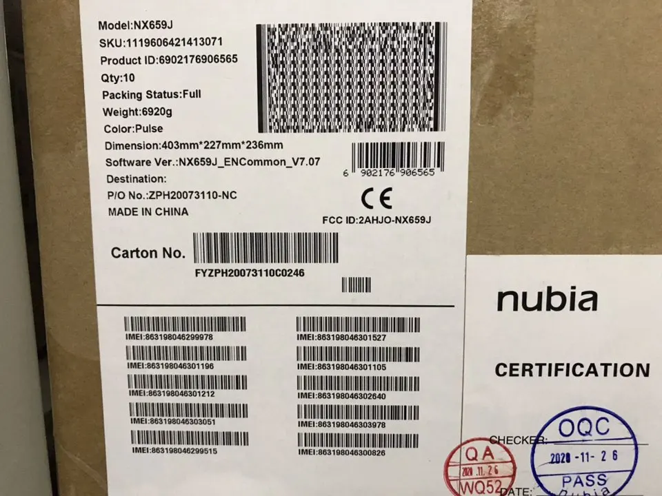 redmagic-5s-12+256-redblue-eu 10PCS