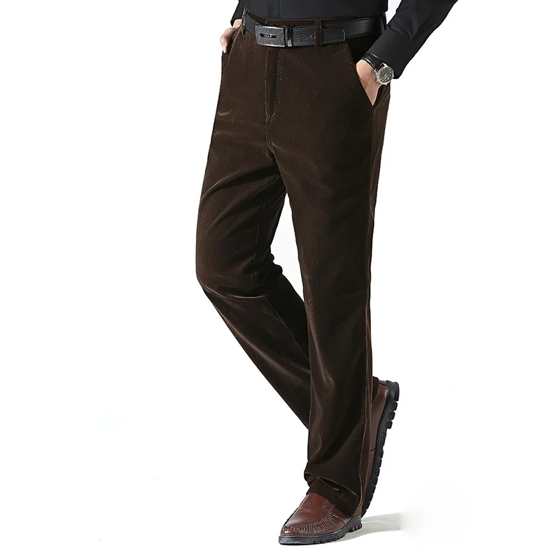 ZOGAA New Fashion Spring Men Dress Pants Classic Business Plus Size Casual Straight Trousers Suit Pants Men Pantalon Hombre