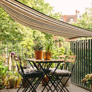 

Shade Sun Screen Balcony Garden Shade Net Window Sun Room Blackout Curtain Heat Insulation Net 6-pin