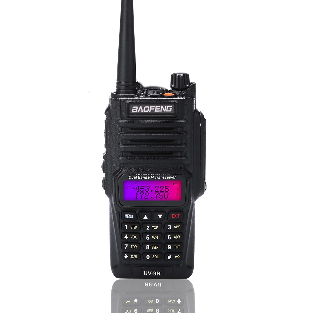 IP67 Водонепроницаемый Baofeng uv9r 7 Вт рация UV-9R 136-174/400-520 МГц двухдиапазонный двойной режим ожидания двухстороннее радио